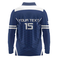 Custom Finland Ice Hockey 2026 Long Sleeve Polo Shirt Suomi Suomi Suomi
