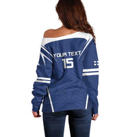 Custom Finland Ice Hockey 2026 Off Shoulder Sweater Suomi Suomi Suomi