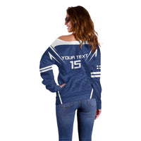 Custom Finland Ice Hockey 2026 Off Shoulder Sweater Suomi Suomi Suomi