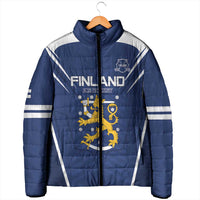 Custom Finland Ice Hockey 2026 Padded Jacket Suomi Suomi Suomi