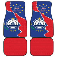 Happy Cape Verde Independence Day Car Mats Coat Of Arms With Map