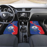 Happy Cape Verde Independence Day Car Mats Coat Of Arms With Map