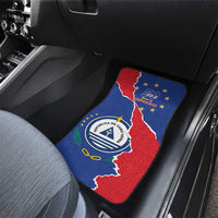 Happy Cape Verde Independence Day Car Mats Coat Of Arms With Map