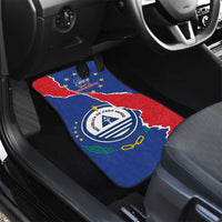 Happy Cape Verde Independence Day Car Mats Coat Of Arms With Map