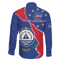Happy Cape Verde Independence Day Family Matching Summer Maxi Dress and Hawaiian Shirt Coat Of Arms With Map