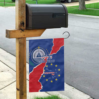 Happy Cape Verde Independence Day Garden Flag Coat Of Arms With Map