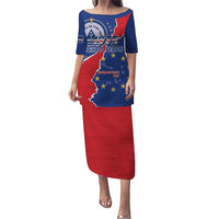 Happy Cape Verde Independence Day Puletasi Coat Of Arms With Map