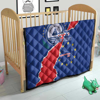 Happy Cape Verde Independence Day Quilt Coat Of Arms With Map