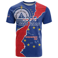 Happy Cape Verde Independence Day T Shirt Coat Of Arms With Map