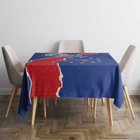 Happy Cape Verde Independence Day Tablecloth Coat Of Arms With Map