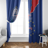 Happy Cape Verde Independence Day Window Curtain Coat Of Arms With Map