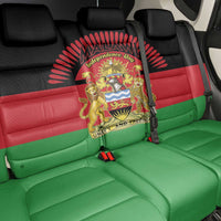 Malawi Independence Day Back Car Seat Cover Coat Of Arms Flag Style