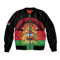Personalized Malawi Independence Day Bomber Jacket Coat Of Arms Flag Style