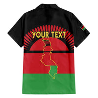 Personalized Malawi Independence Day Family Matching Off The Shoulder Long Sleeve Dress and Hawaiian Shirt Coat Of Arms Flag Style