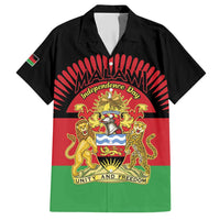 Personalized Malawi Independence Day Hawaiian Shirt Coat Of Arms Flag Style