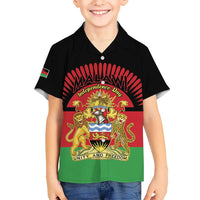 Personalized Malawi Independence Day Kid Hawaiian Shirt Coat Of Arms Flag Style