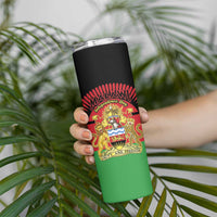 Personalized Malawi Independence Day Skinny Tumbler Coat Of Arms Flag Style