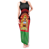 Personalized Malawi Independence Day Tank Maxi Dress Coat Of Arms Flag Style