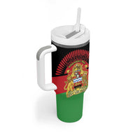 Personalized Malawi Independence Day Tumbler With Handle Coat Of Arms Flag Style