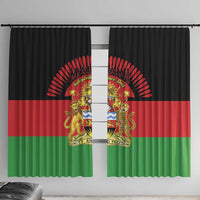 Malawi Independence Day Window Curtain Coat Of Arms Flag Style