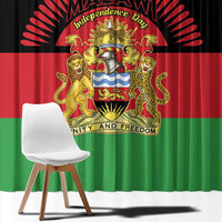 Malawi Independence Day Window Curtain Coat Of Arms Flag Style