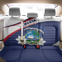 Liberia Independence Day Back Car Seat Cover Coat Of Arms Pepper Flowers