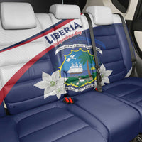 Liberia Independence Day Back Car Seat Cover Coat Of Arms Pepper Flowers
