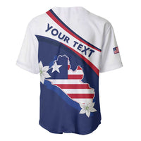 Personalized Liberia Independence Day Baseball Jersey Coat Of Arms Pepper Flowers