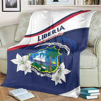 Liberia Independence Day Blanket Coat Of Arms Pepper Flowers