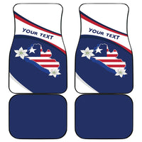 Liberia Independence Day Car Mats Coat Of Arms Pepper Flowers