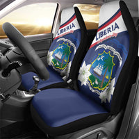 Liberia Independence Day Car Seat Cover Coat Of Arms Pepper Flowers