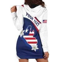 Personalized Liberia Independence Day Hoodie Dress Coat Of Arms Pepper Flowers