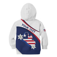 Personalized Liberia Independence Day Kid Hoodie Coat Of Arms Pepper Flowers
