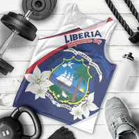 Personalized Liberia Independence Day Men Tank Top Coat Of Arms Pepper Flowers