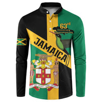 Jamaica Button Sweatshirt 63rd Anniversary Independence Day