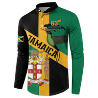 Jamaica Button Sweatshirt 63rd Anniversary Independence Day