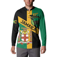 Jamaica Button Sweatshirt 63rd Anniversary Independence Day