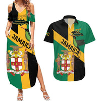 Jamaica Couples Matching Summer Maxi Dress and Hawaiian Shirt 63rd Anniversary Independence Day