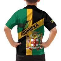 Jamaica Family Matching Long Sleeve Bodycon Dress and Hawaiian Shirt 63rd Anniversary Independence Day