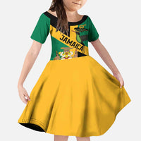 Jamaica Family Matching Off Shoulder Maxi Dress and Hawaiian Shirt 63rd Anniversary Independence Day