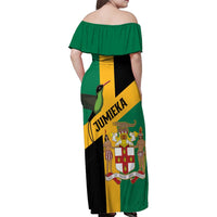 Jamaica Family Matching Off Shoulder Maxi Dress and Hawaiian Shirt 63rd Anniversary Independence Day