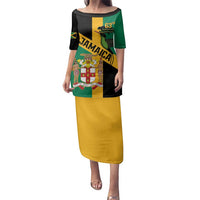 Jamaica Family Matching Puletasi and Hawaiian Shirt 63rd Anniversary Independence Day