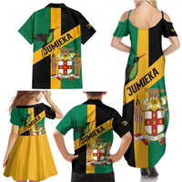 Jamaica Family Matching Summer Maxi Dress and Hawaiian Shirt 63rd Anniversary Independence Day