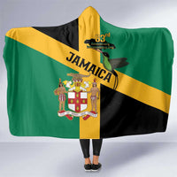 Jamaica Hooded Blanket 63rd Anniversary Independence Day