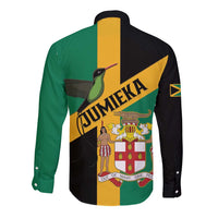Jamaica Long Sleeve Button Shirt 63rd Anniversary Independence Day
