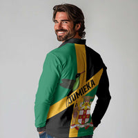 Jamaica Long Sleeve Polo Shirt 63rd Anniversary Independence Day