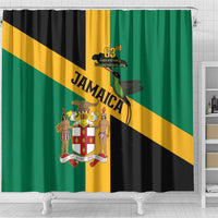 Jamaica Shower Curtain 63rd Anniversary Independence Day