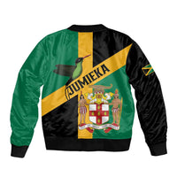 Jamaica Sleeve Zip Bomber Jacket 63rd Anniversary Independence Day