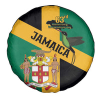 Jamaica Spare Tire Cover 63rd Anniversary Independence Day