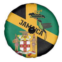Jamaica Spare Tire Cover 63rd Anniversary Independence Day